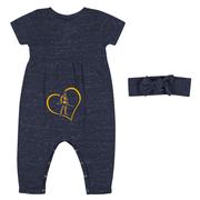 West Virginia Colosseum Infant Fleet Romper and Headband